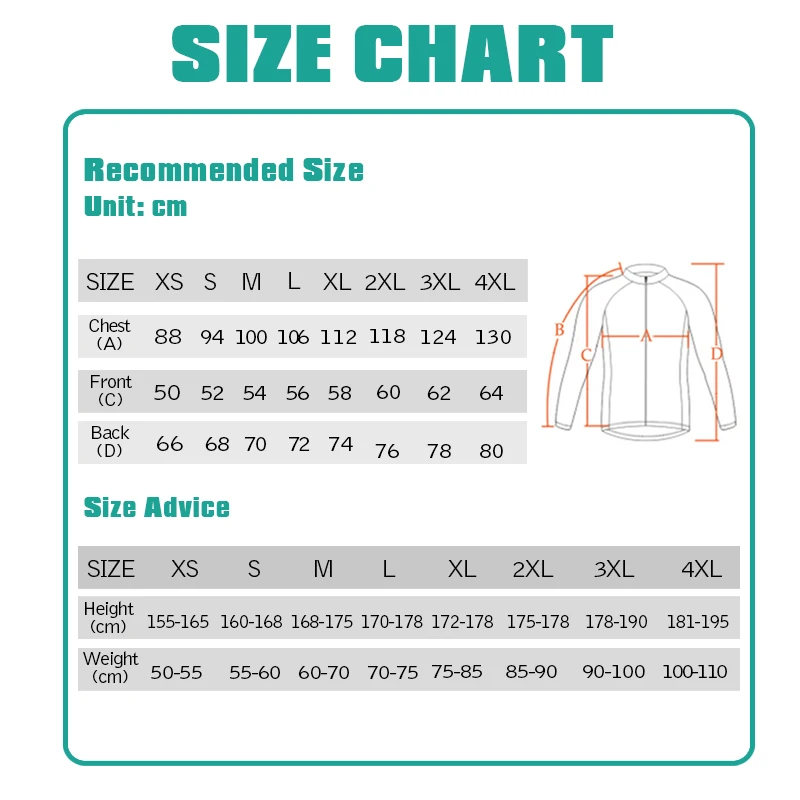 Raudax-Long Sleeve Cycling Jackets Unisex Bicycle Coats Windproof Cycling Clothing Light Sports Jersey