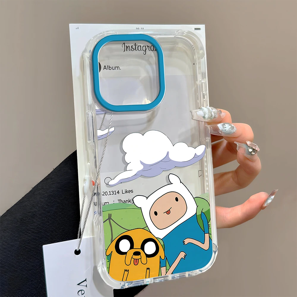 Whimsical Cartoon Adventure Shockproof Silicone Phone Case