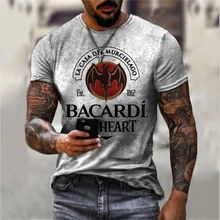 

2022 Trend Mens 3d Pattern Printing T Shirt Summer Short Sleeve Shirts For Men Street Fashion O Neck Tshirt Male T-shirt Top