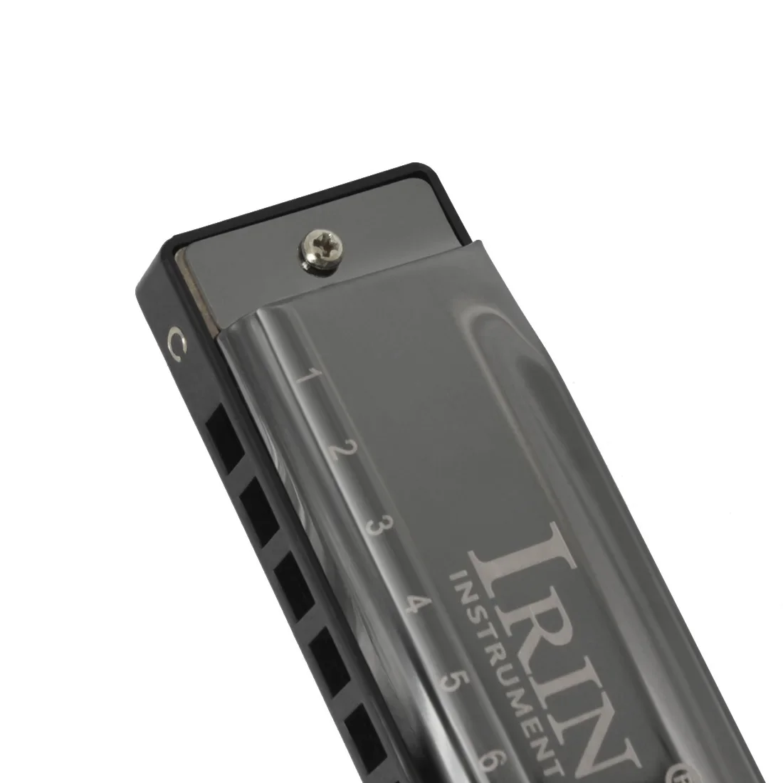 IRIN C Key Harmonica 10 Holes 20 Tone Grey Harmonica Music Gift Professional Wind Instrument for Beginners Practice