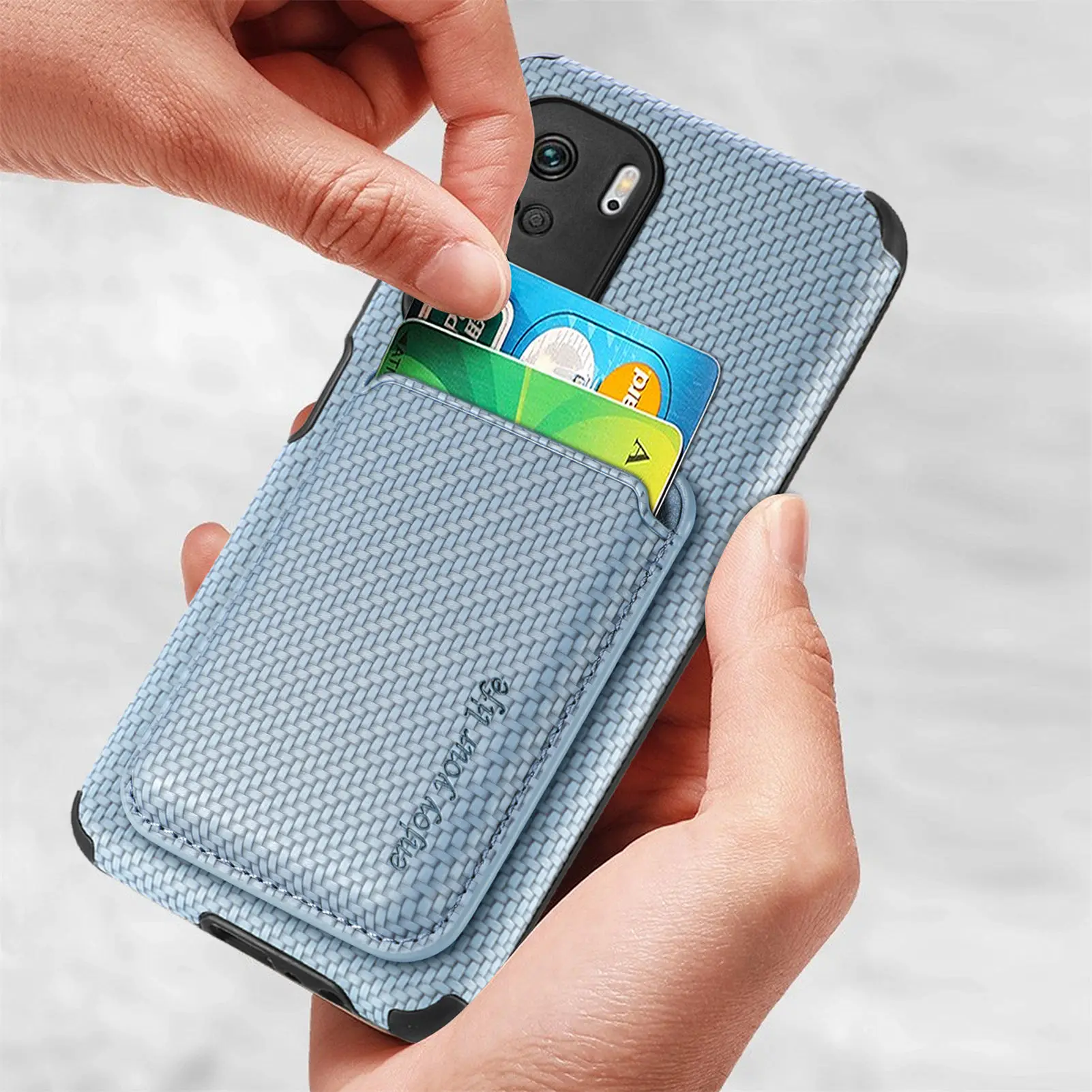 Custodia Portafoglio Per Xiaomi Redmi Note 11 - Cover Con Pellicola E Supporto