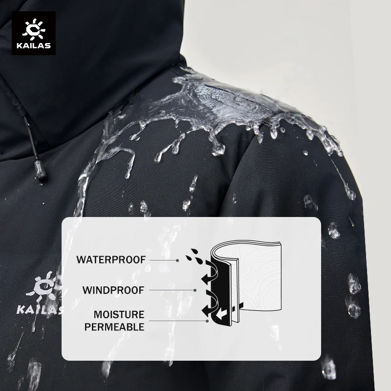 KAILAS Goose Down Coats Winter Warm Hardshell Thicken Waterproof Windproof Climbing Outdoor Hiking Jackets Overcoats KG2243220