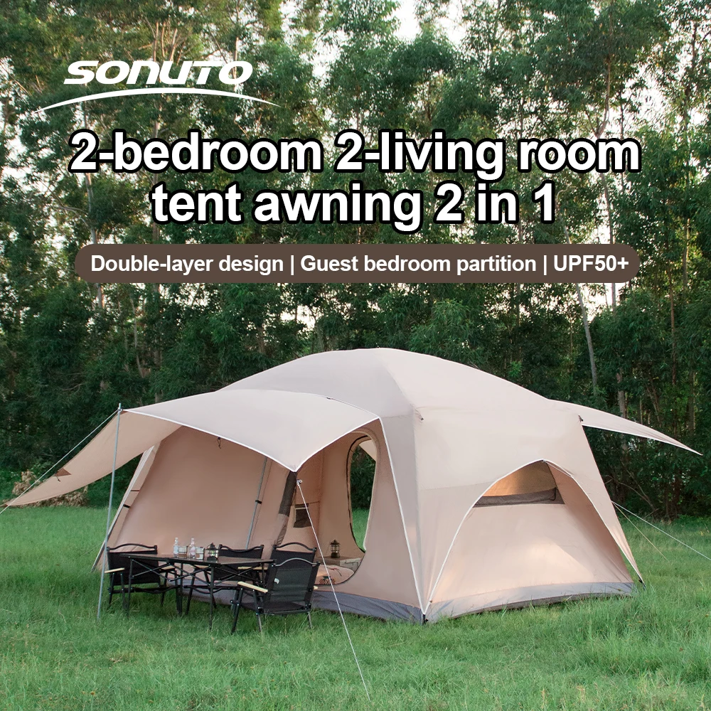 2025 Family Camping Tent – 8–12 Person 1