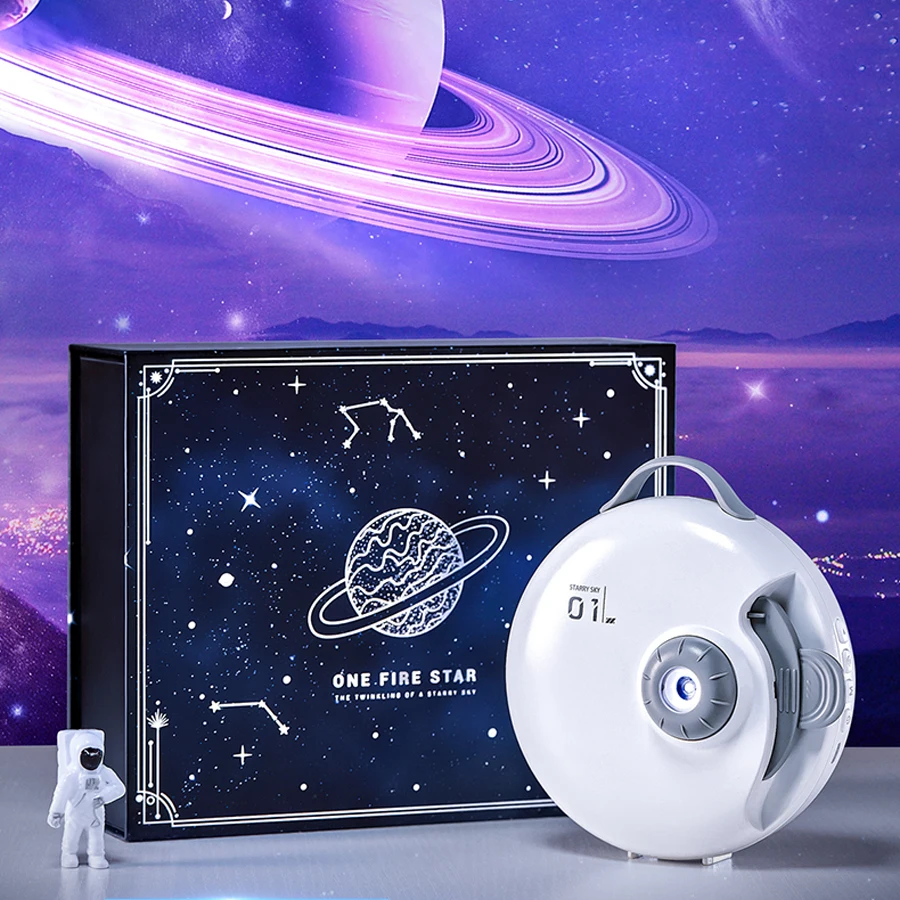 Proyector Galaxy-proyector de estrellas-rotación automática de 360 grados-proyector  planetario estrellado temporizado-luz nocturna-regalo único para niños -  AliExpress