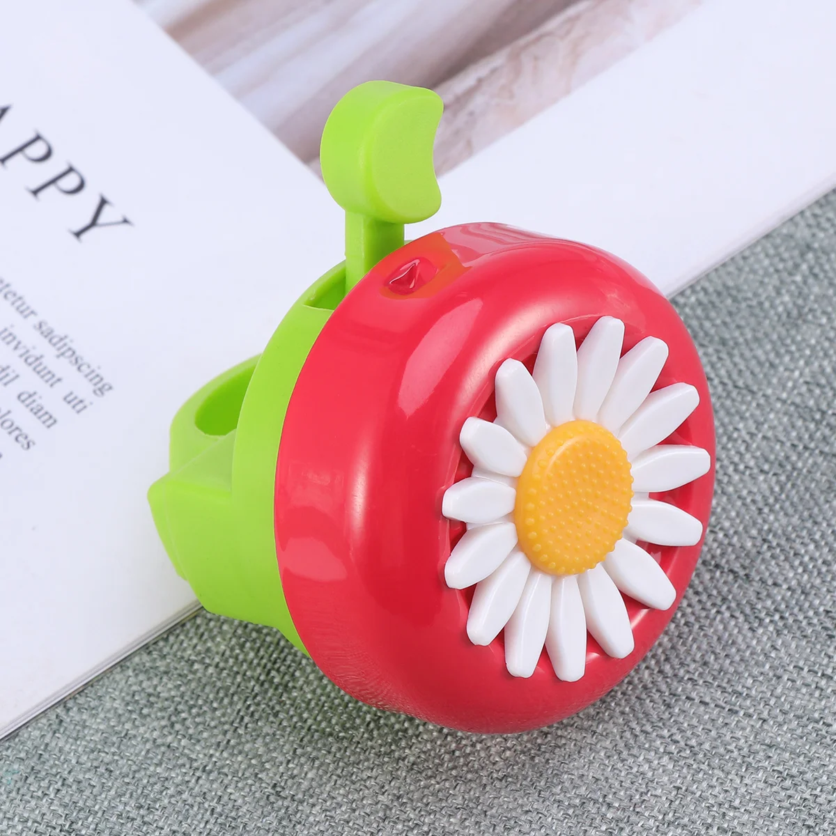 

Wakauto Kids Bike Daisy Flower Horns Safe Ring Bell Accessory Purple White Handle Bar Bell Ring Accessories