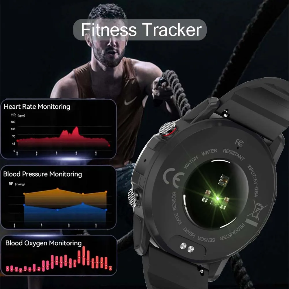 SENBONO  Ʈ ġ   ̾ 400mAh ͸ IP68  1.39  ȭ ߿  Smartwatch 