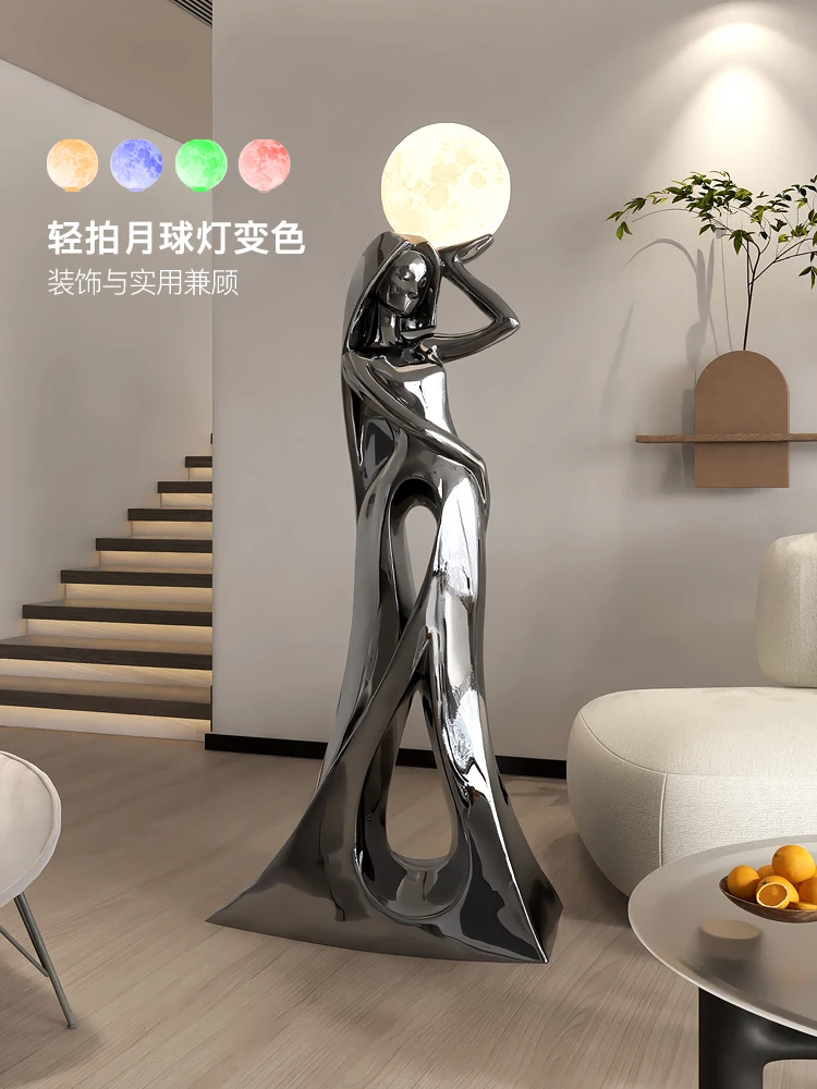 Elegant Lady Floor Statue 2