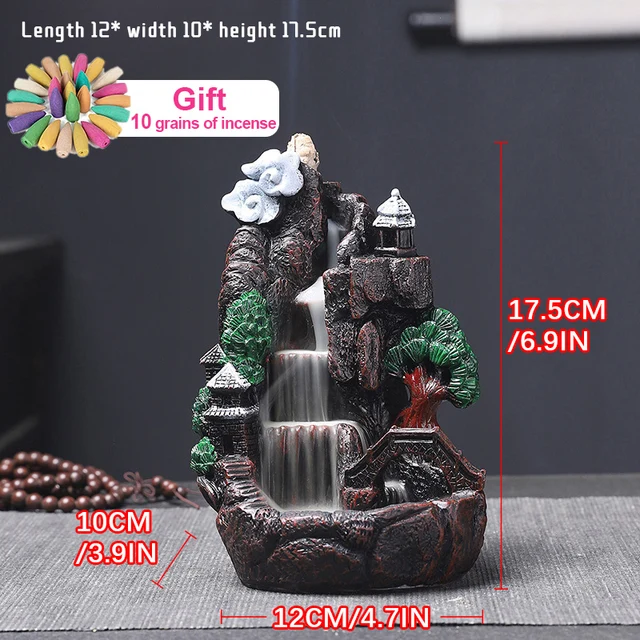 Waterfall Backflow Incense Burner