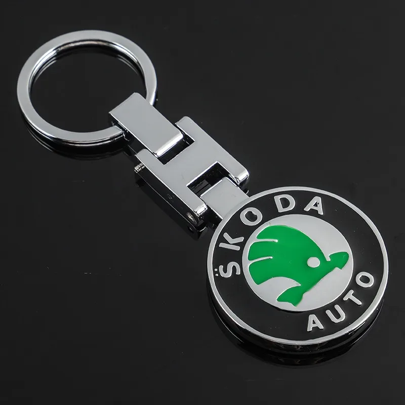 Premium 3D Metal Car Emblem Keychain with Stylish Design