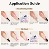 PUENTE 15ML Clear 3D No Wipe Sculpture Gel Nail Polish 3D Chrome Nail Art Designs Rhinestone Glue Modeling Soak Off Nail Art Gel 6