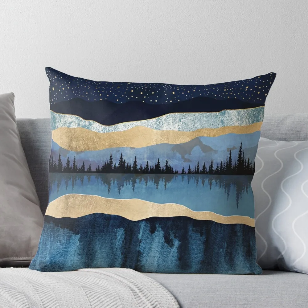 

Midnight Lake Throw Pillow pillow cover luxury Pillowcase Cushion Cover Throw Pillow Covers