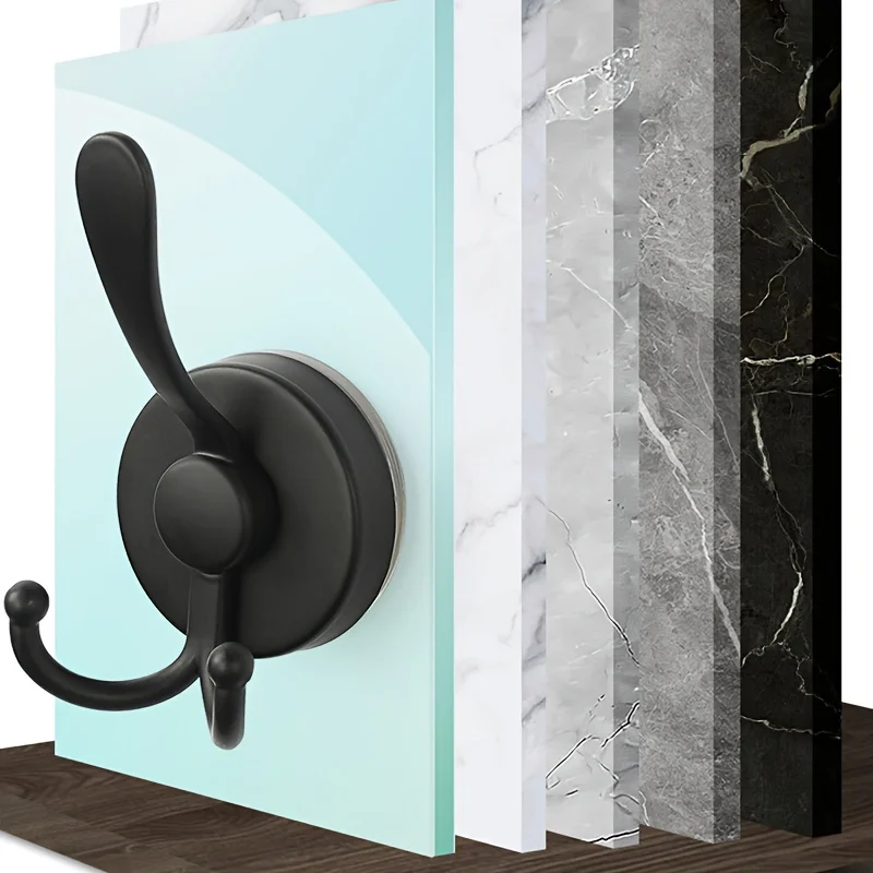 Stainless Steel Suction Cup Hooks 3 Claws Hooks Reusable Punch-free Strong Vacuum Rack Glass Door Mirror Tile Suction Cup Hooks 4