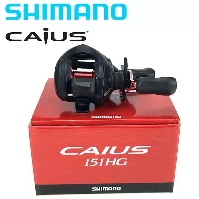 Original Shimano Caius Baitcasting Low Profile Fishing Reel 3+1BB