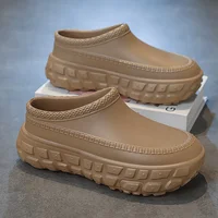 Classic Unisex Breathable Lightweight Slip-On Sandals round Toe Casual Daily Fashion Spring Summer Hole Hole Shoes