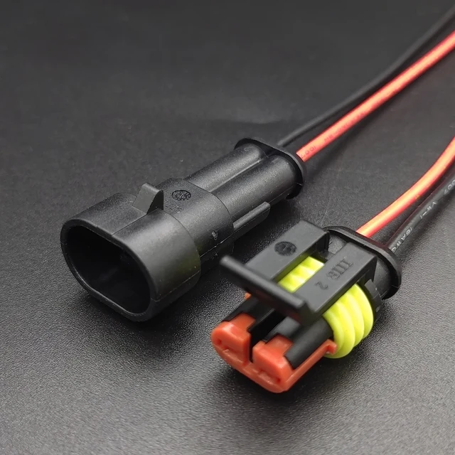 Kit Connecteurs DT étanches 2 à 12 Voies - Pour Auto, Moto, Bateau | Broches 1,5 Mm, Câbles 20-14 AWG