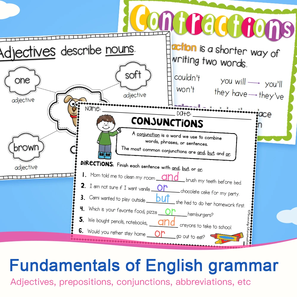 children learning english language arts workbook 1st grade writing and grammar for beginners practice homeschool worksheet aliexpress