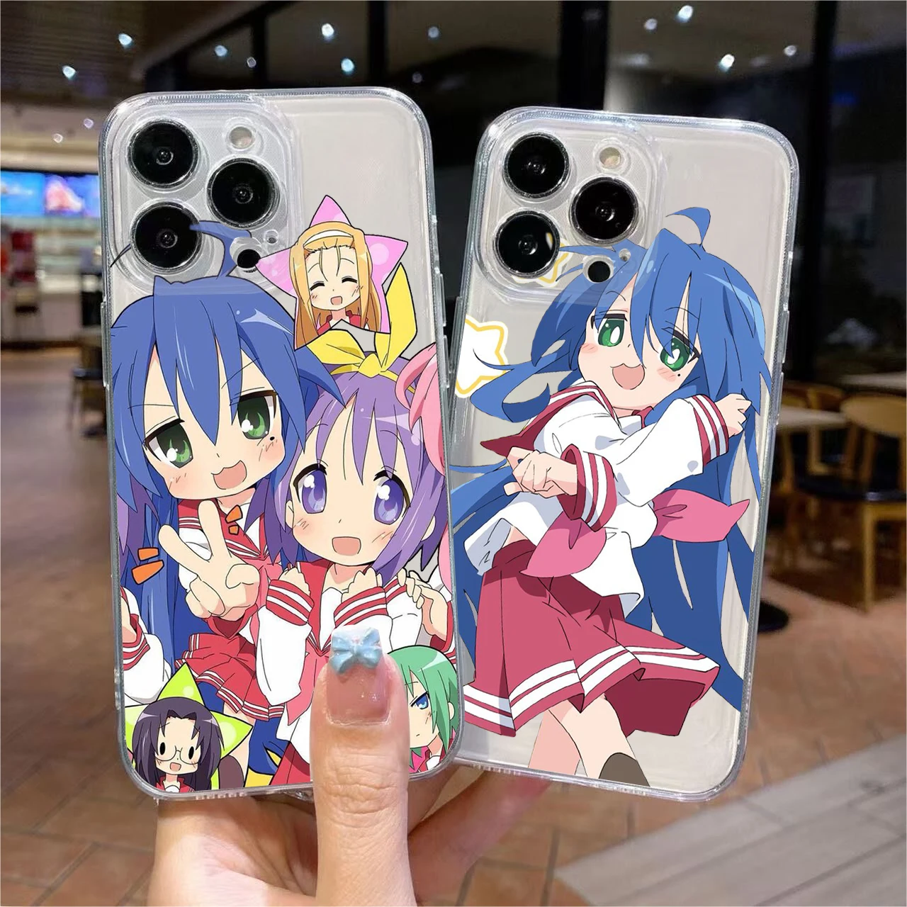 Kawaii Anime Lucky Stars Soft TPU Phone Case