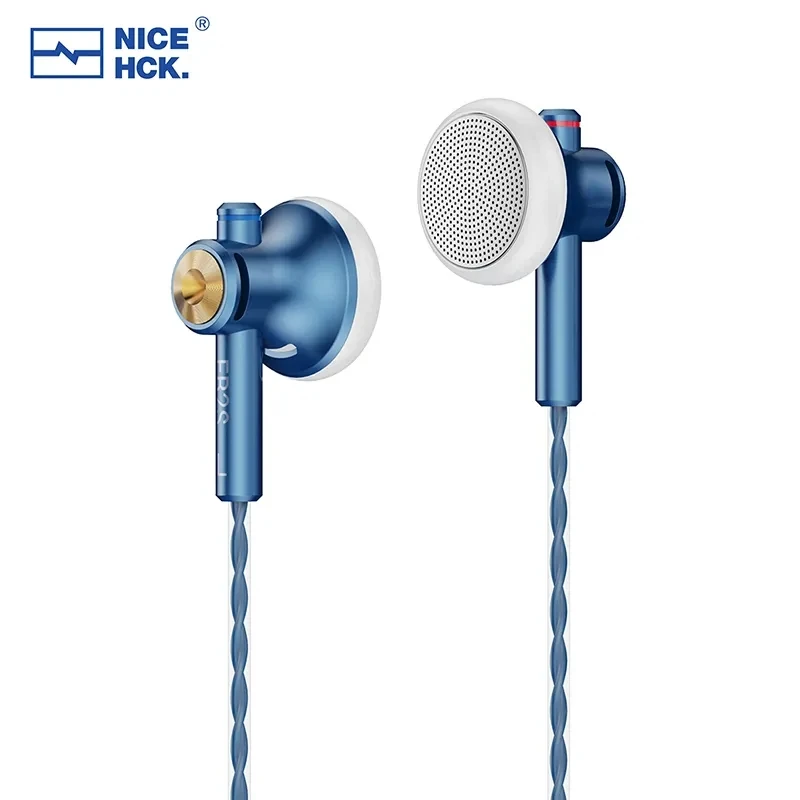 Nicehck Eb2s Pro 35 44 mm Plug Microfone Cabeça Chata Earbud Hifi Fone de Ouvido com Fio 154 mm Lcp Diafragma Música Dinâmica Fone de Ouvido Vocal - Image 5