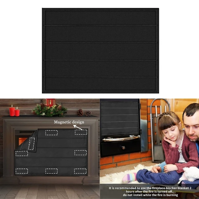 Indoor Fireplaces Vent Covers Chimney Insulation Draft Stopper Screens  Magnetic Fireplaces Cover Insulation Blocker - AliExpress