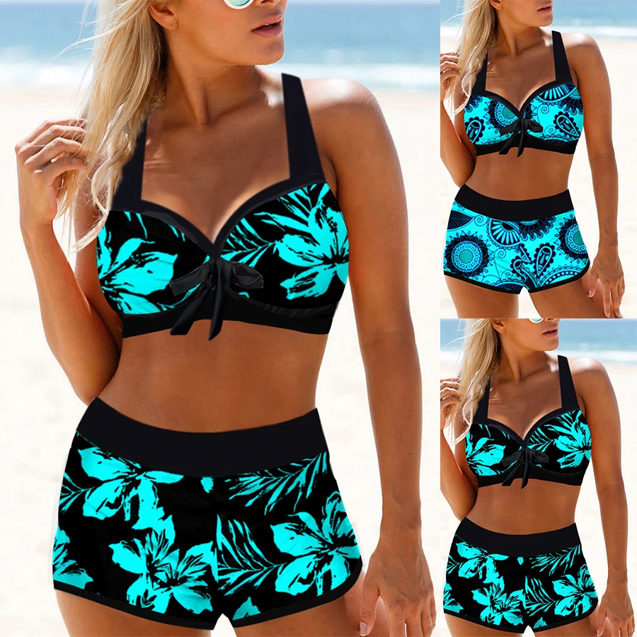 Women's Tank Top, Square Pants, Two-piece Swimsuit, Maple Leaf Print Tank Top, Holiday Beach Jacket S-6XL 1