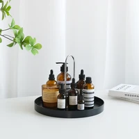 Epeiushome Nordic Ins Style Desktop Round Tray U-shaped Handhold Sundry Key Cosmetic Perfume Storage 1