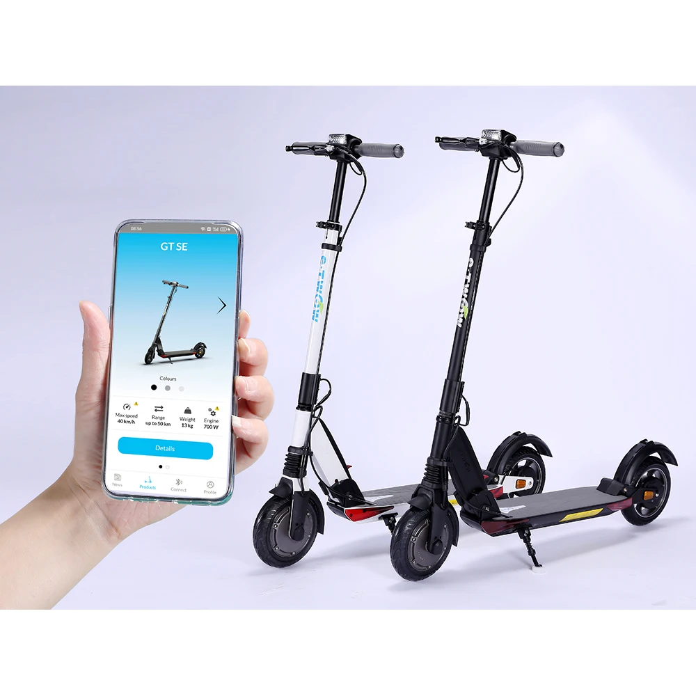 XK Folding Electric Scooter Adult Men and Women Work Ultra-Light Portable Fans Light-Duty Vehicle new product alloy 1 50 aerial work vehicle model small simulation folding balance car engineering vehicle educational toys