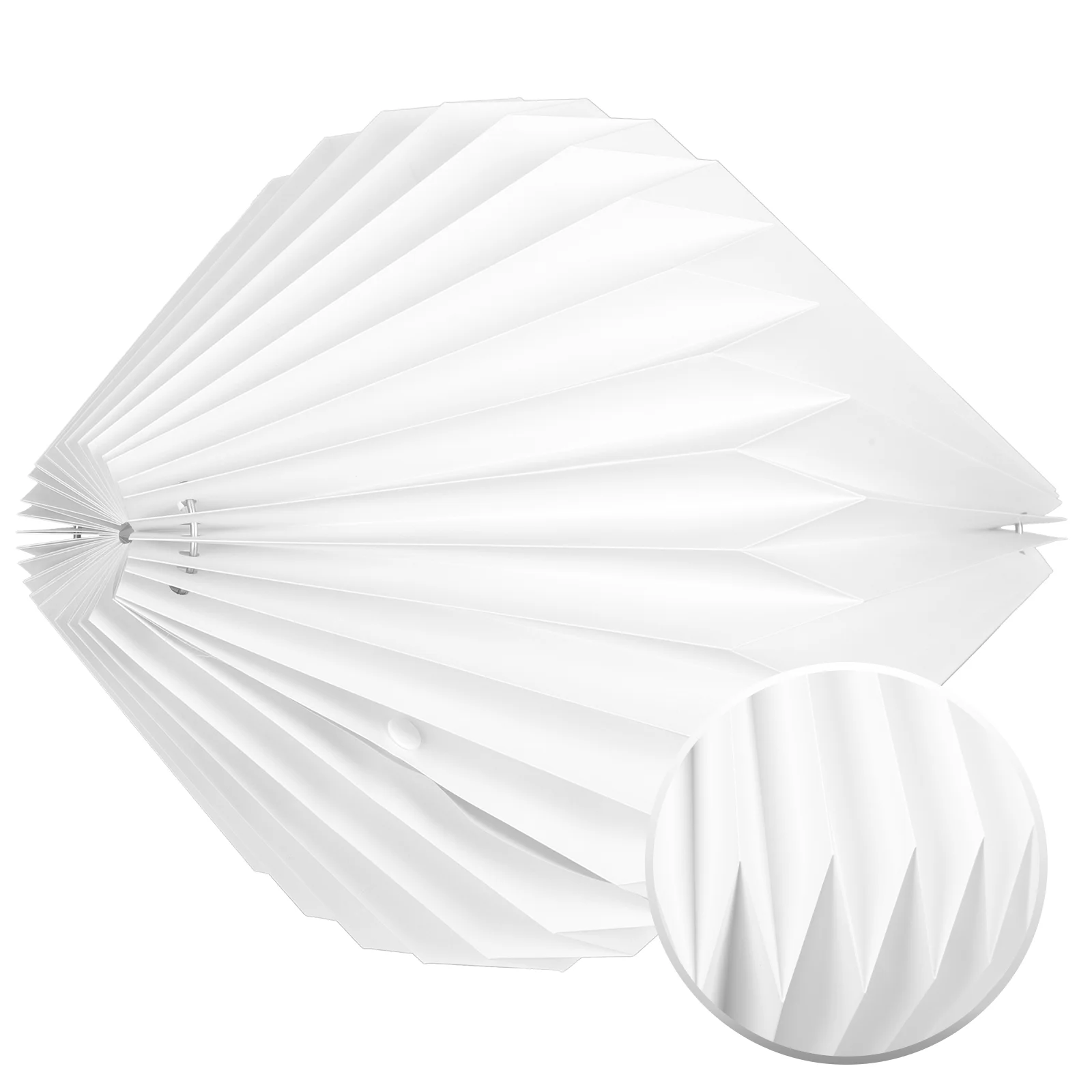 

Lampshade Novel Light Lantern Hanging Ceiling Black Floor Paper Folding Origami Pendant