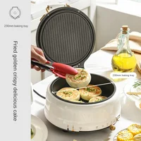 220V Electric Crepe Maker with Dual-side Heating for Home Cooking and Hot Pot Frying Pan Multi Cooker Electric Baking Pan 2