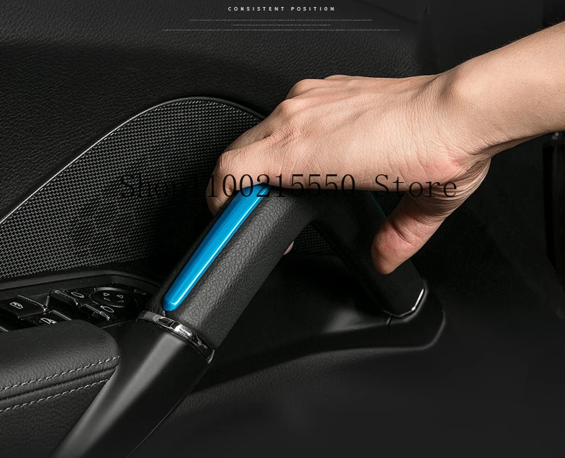 For Porsche Cayenne 2011-ABS Car Center Console Armrest Bright Strip Door Handle Decorative Strip