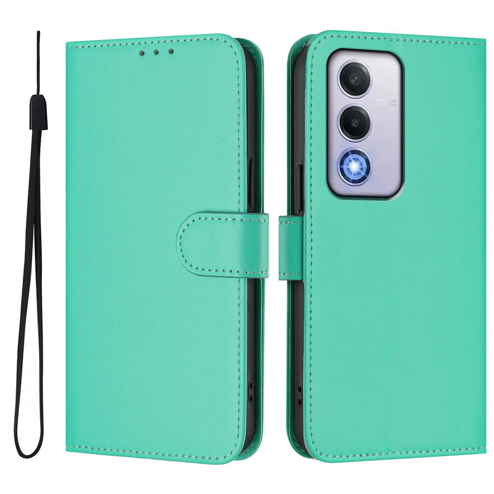 Custodia di ricarica wireless 2 in 1 Portafoglio tascabile per carte magnetiche separabile per