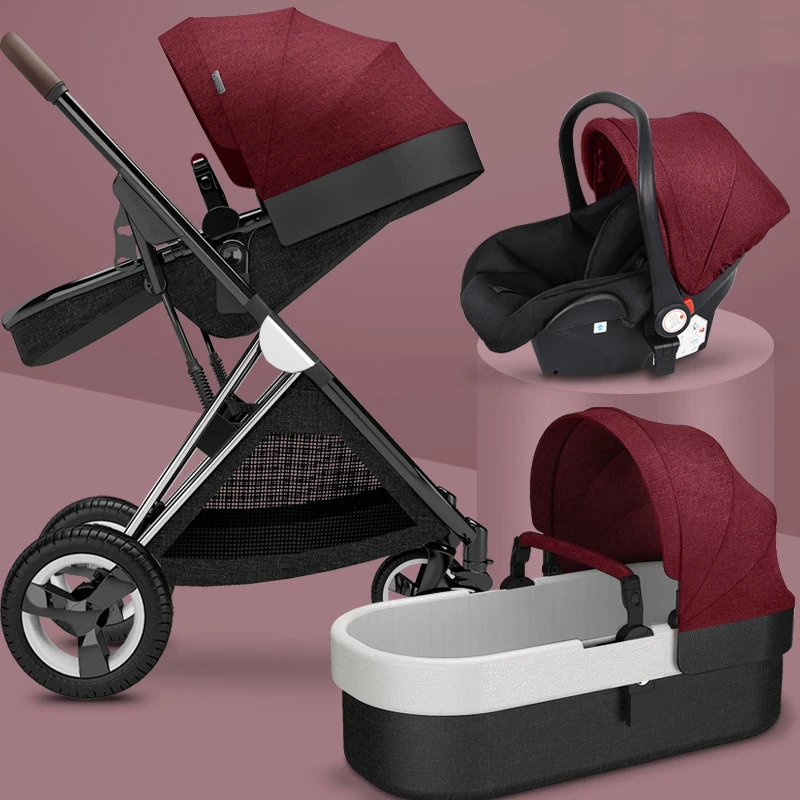Luxury baby strollers,High Landscape baby kinderwagen,pushchair,Travel Pram,Carriage,Basket,Baby Car Seat,baby stroller