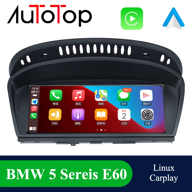 Autotop Wireless Carplay Multimedia Player For Bmw 5/3 Series E60 E61