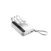 Mini 20000 MAh Large Capacity Mobile Power Bank with 4-wire Fast Charging Charger Portable External Battery for iPhone Xiaomi 5