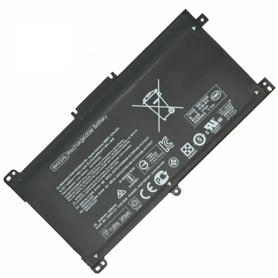 BK03XL Оригинальный аккумулятор для ноутбука 11,55 в 3470 мАч (Вт-ч), 3 ячейки для ноутбука HP Pavilion X360