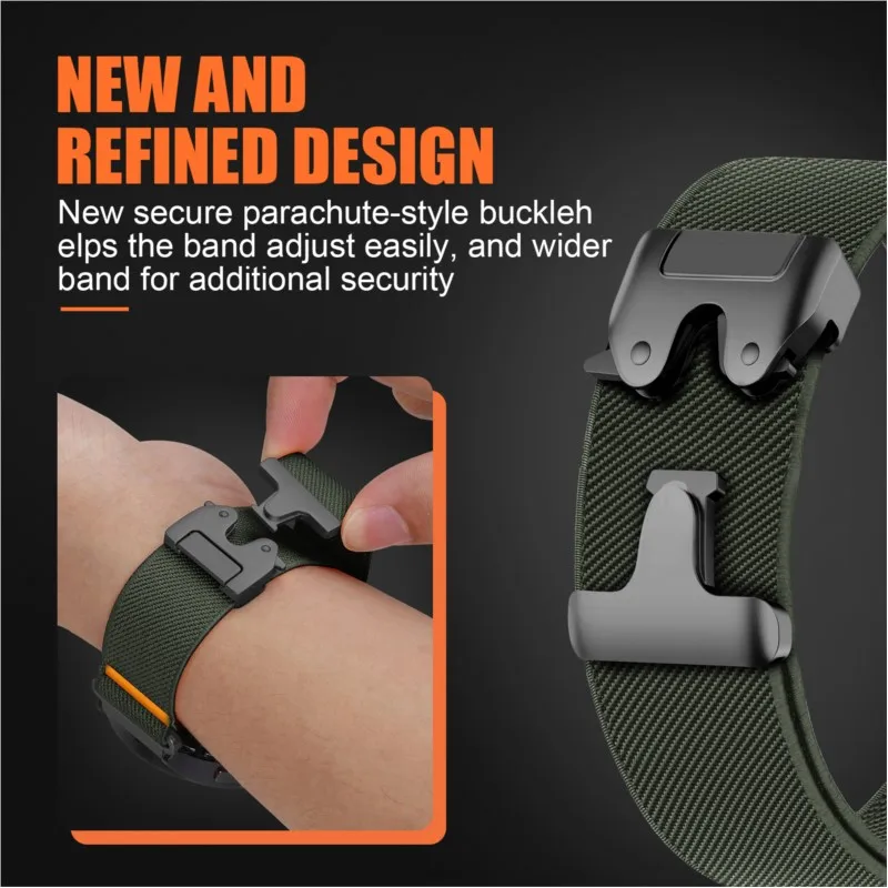 Premium 22mm Quick Fit Parachute Nylon Strap Bracelet