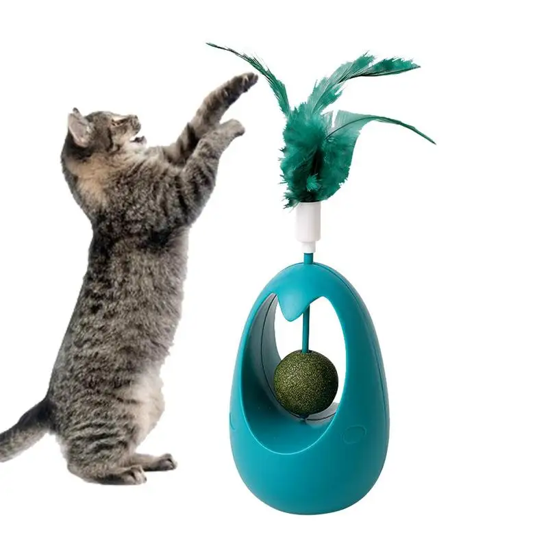 

Tumblers Cat Teaser Stick Funny Cat Teeth Cleaning Toy Kitten Interactive Wand Toy Indoor Pet Playing Exercise Accessories