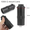 4K 48MP HDMI USB Industrial Digital Video Microscope Camera Monocular 130X Zoom C-Mount Lens For PCB Phone Repair Soldering 6