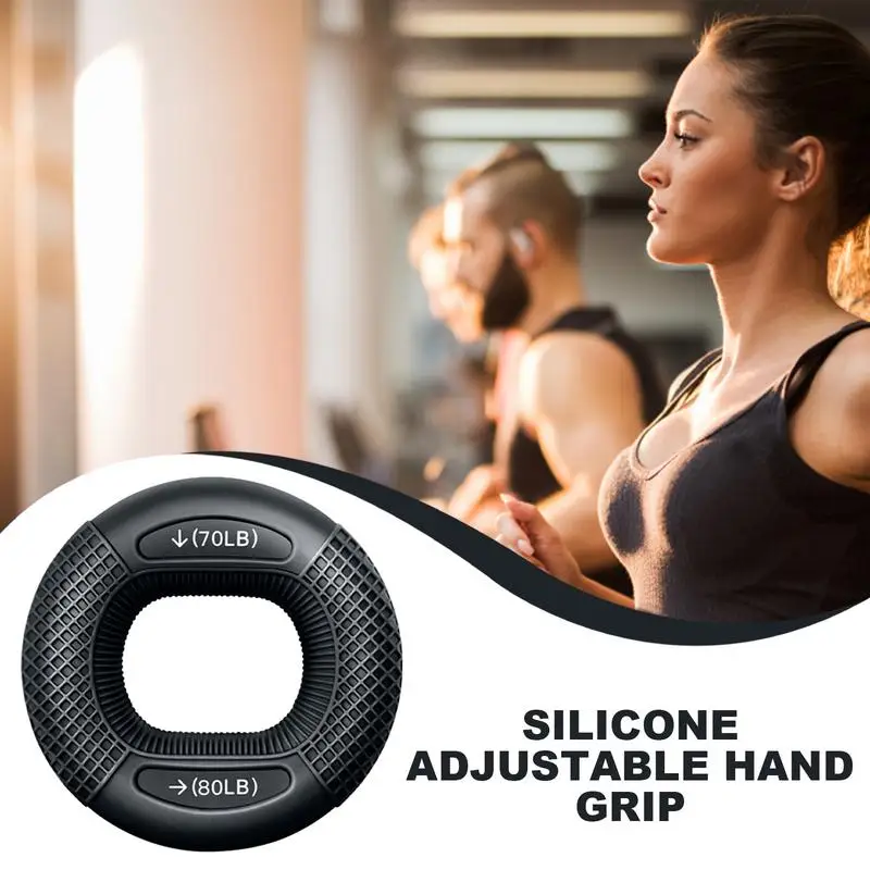 Silicone Finger Gripper Ring Hand Muscle Strengthener Ring Wrist Finger Trainer Exercise Carpal Expander Workout Fitness Equipt