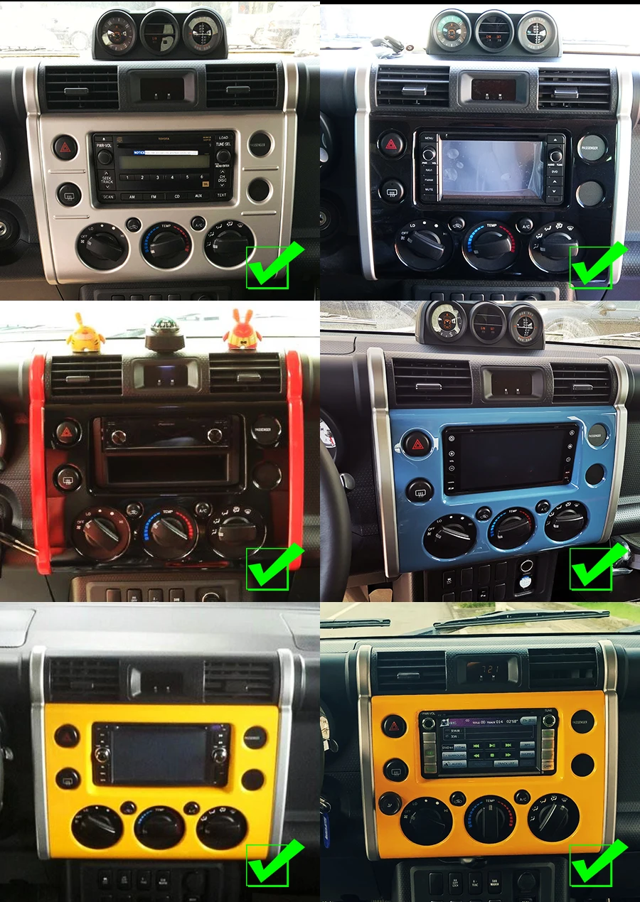 13.3" Android 13 Car Radio For Toyota FJ Cruiser J15 2007-2020 Carplay GPS Navi