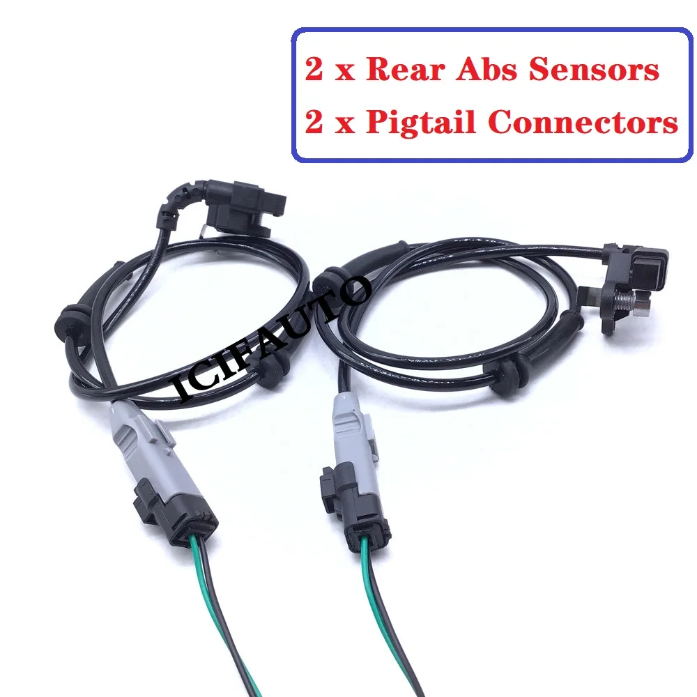 Abs Wheel Speed Sensor or Connector 1 or 2 Pcs for Peugeot 307CC/SW/308/CC/SW Citroen C4 DS4 OE# 4545L0 / 454508 / 9665386880