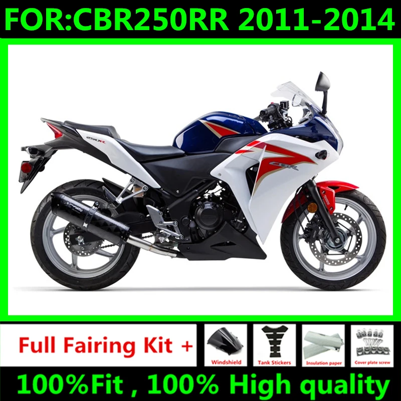 New ABS Motorcycle Whole Fairings Kit fit for CBR250RR CBR250 RR CBR