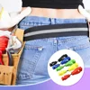 Glove Grabber Clip Multipurpose Anti-loss Waist Buckle Clips Plastic Gloves Keeper with Metal Hook for Firefighters 3