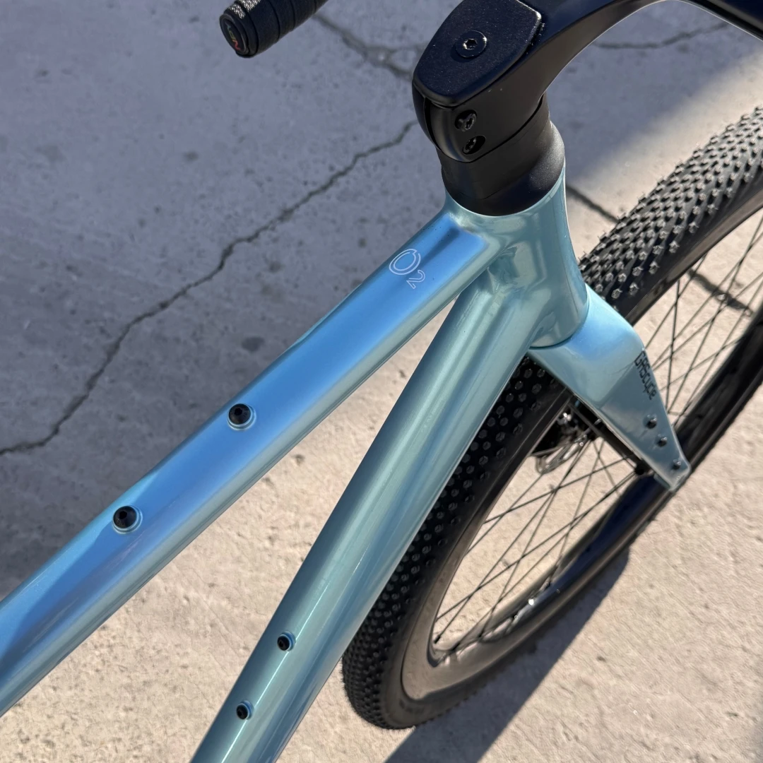Gas Cycle alloy gravel frameset - UDH, T47 BB, internal cable routing