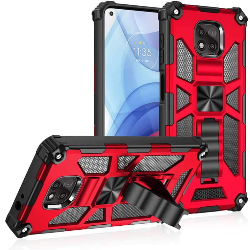 

2 in 1 360° Full Cover Armor Anti-Fall Mobile Phone Case with Magnetic Holder for OPPO A74 5G A54 A1K A5/A9 2020 Realme 5Pro C2