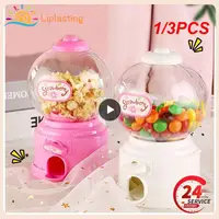 1/3PCS Cute Candy Piggy Bank Mini Sweets Machine Kids Bubble Gift Children Money Box Toys Dispenser Gumball Coin Saving Box Home 1
