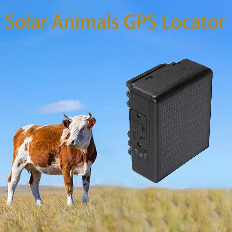SolarGPSLocatorforAnimalsAntiremovalAlarmPortableWiFiGPS