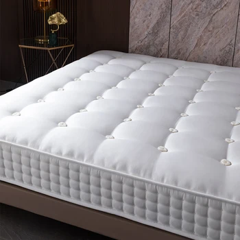 Luxury Hand-Tufted Horsehair & Wool Mattress, No Glue, Pocket Springs, 3 Comfort Options, Custom Size King Queen