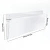 Wall-mounted Acrylic Clear Headband Holder Display for Girl Durable Jewelry Hairbands Organizer Stand for Space Saving  1PC 195g 2