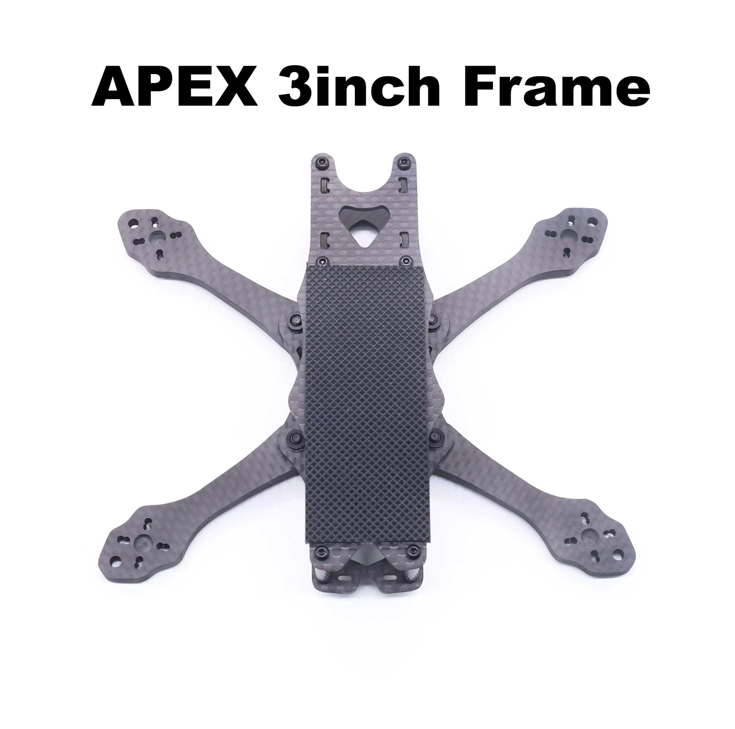 Kit châssis APEX Mini 3 pouces 150mm pour drone FPV freestyle, visserie et composants inclus.