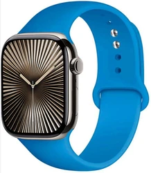 Silicone Strap Bracelet for S10-42 38 40 41mm ML (Wave blue)